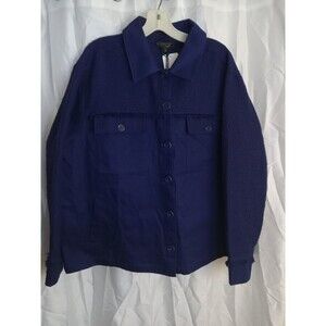 DG2 by Diane Gilman Boucle and Twill Combo Jacket, 2X